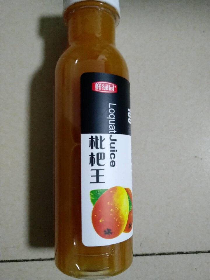 鲜绿园 枇杷汁100%枇杷王枇杷原浆果汁饮料大瓶饮料300ml 单瓶装试饮活动怎么样，好用吗，口碑，心得，评价，试用报告,第4张