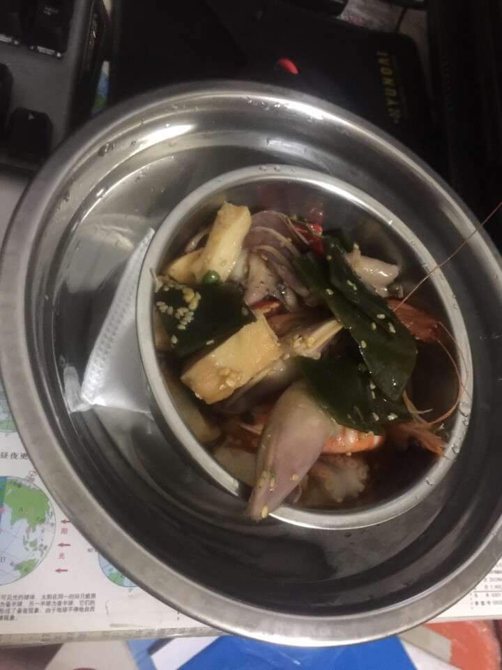 隆洋 海鲜自煮火锅 400g 盒装 懒人即食 自主自热微火锅怎么样，好用吗，口碑，心得，评价，试用报告,第4张