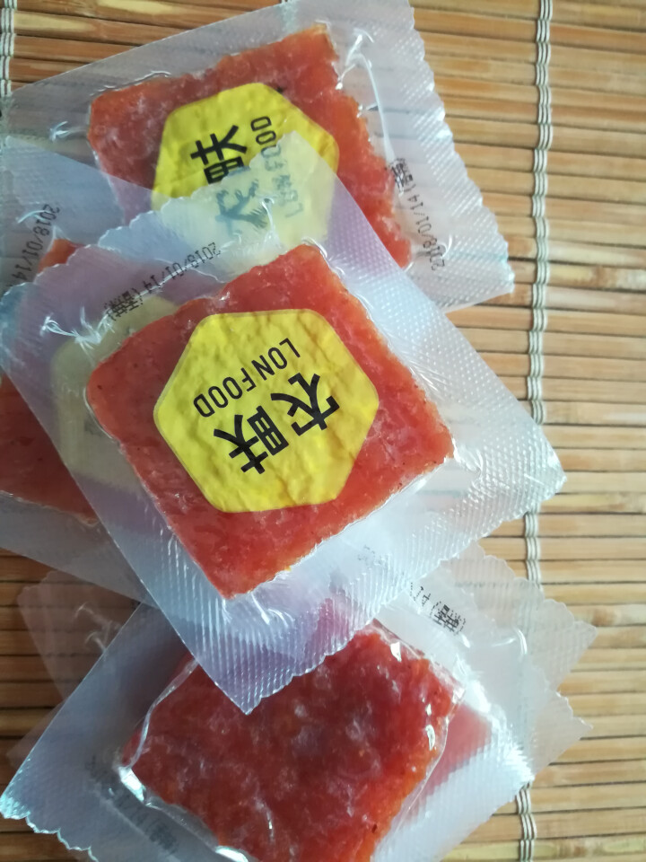 农畉（LONFOOD） 农畉猪肉脯75g 原味蜜汁香辣休闲小零食 香辣怎么样，好用吗，口碑，心得，评价，试用报告,第2张