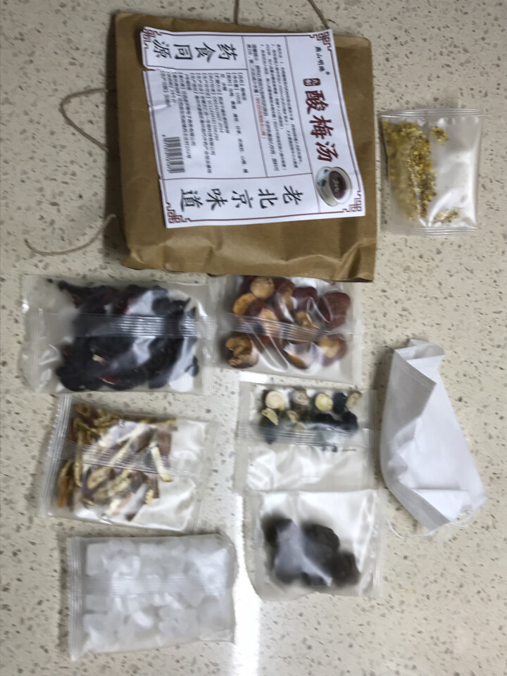 【买一送一】老北京自制酸梅汤原料包桂花乌梅茶酸梅晶酸梅粉乌梅汤浓缩汁 原料包100克 *1包怎么样，好用吗，口碑，心得，评价，试用报告,第3张