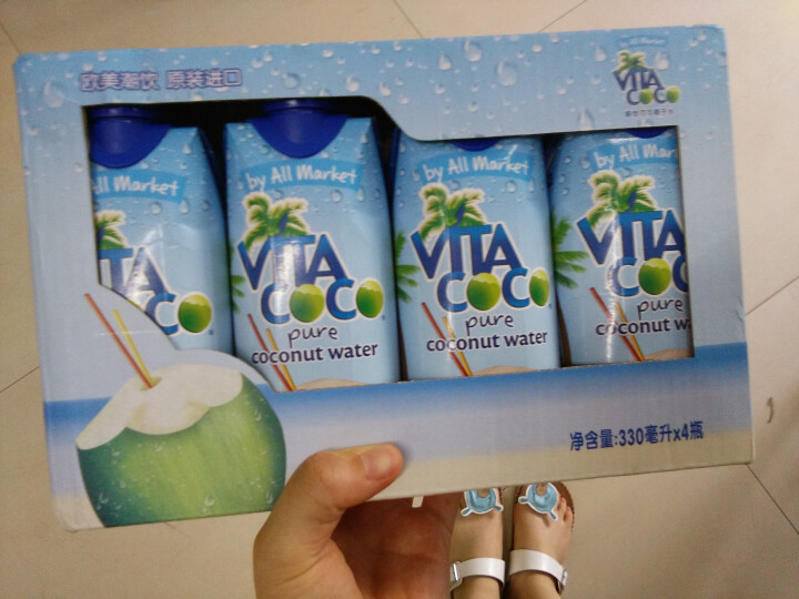 唯他可可（Vita Coco）天然椰子水进口NFC果汁饮料330ml*4瓶怎么样，好用吗，口碑，心得，评价，试用报告,第2张