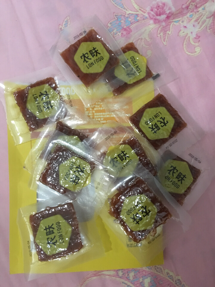 农畉（LONFOOD） 农畉猪肉脯75g 原味蜜汁香辣休闲小零食 香辣怎么样，好用吗，口碑，心得，评价，试用报告,第3张