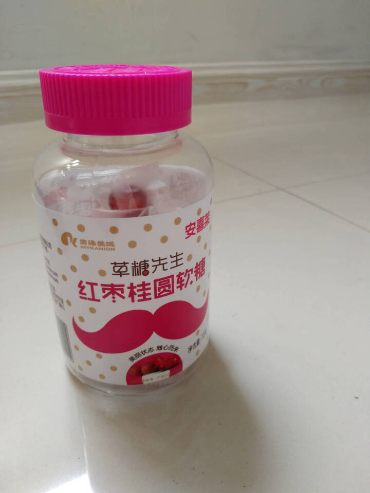 安喜莱（Acelife） 安喜莱红枣桂圆软糖3.6gX20粒/罐 糖果小零食怎么样，好用吗，口碑，心得，评价，试用报告,第4张