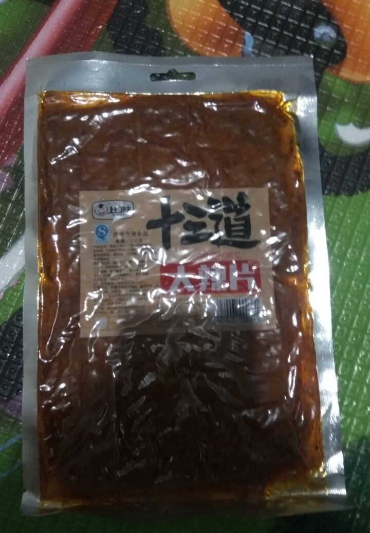 上口娃 【 大辣片230g*3】80后儿时小吃河南大辣片 大刀肉怀旧零食十三道网红香辣味手撕豆皮辣条 大辣片*1袋 230g怎么样，好用吗，口碑，心得，评价，试,第2张