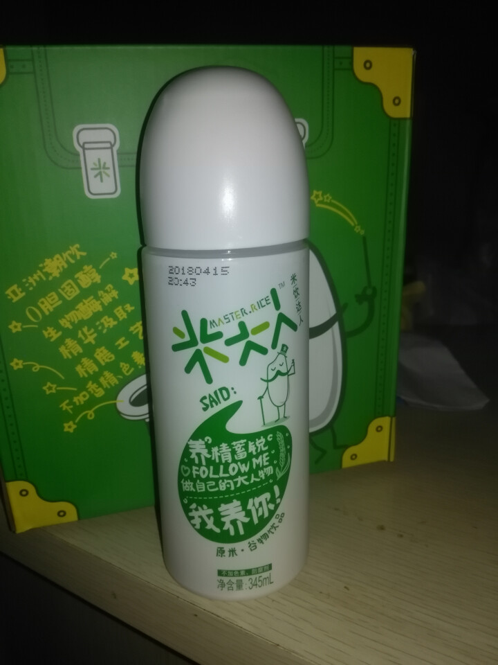 米大人 米露大米谷物饮料6瓶礼盒装  （345 ml*6罐） 原米味 默认1怎么样，好用吗，口碑，心得，评价，试用报告,第3张