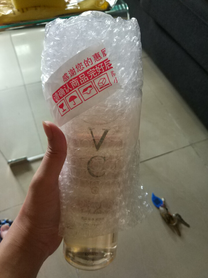 缤肌正品vc水爽肤水女补水保湿收缩毛孔提亮肤色化妆控油 500ml一瓶怎么样，好用吗，口碑，心得，评价，试用报告,第2张