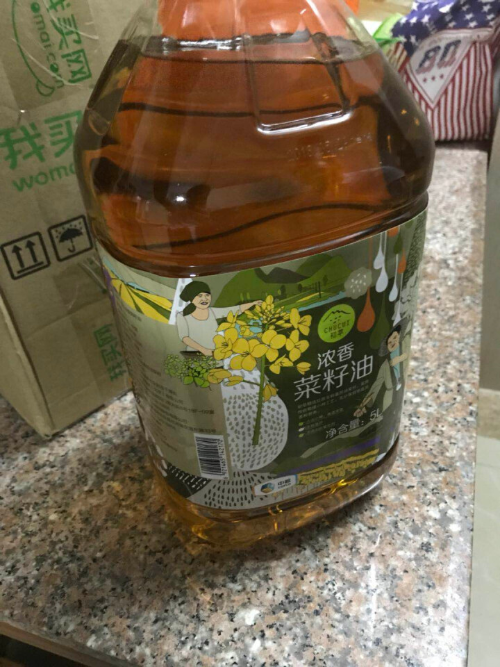 2018年新榨 中粮初萃 非转基因古法小榨浓香菜籽油5L 物理压榨 食用油怎么样，好用吗，口碑，心得，评价，试用报告,第4张