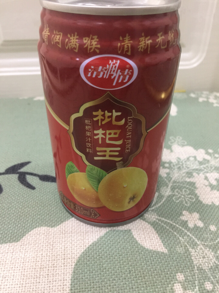 清润情 【绿色食品认证】 酸甜枇杷果汁儿童健康饮料 310ML*1罐试饮装100%原浆果汁冰镇更爽口 310ML*1罐试饮装怎么样，好用吗，口碑，心得，评价，试,第2张