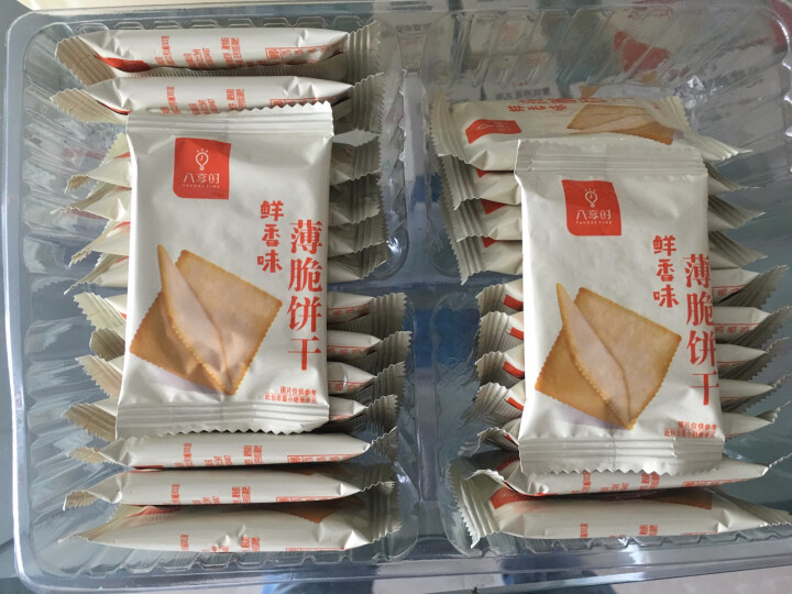 【京东自有品牌】八享时 薄脆饼干 鲜香味 285g/袋 蛋糕 休闲零食怎么样，好用吗，口碑，心得，评价，试用报告,第3张