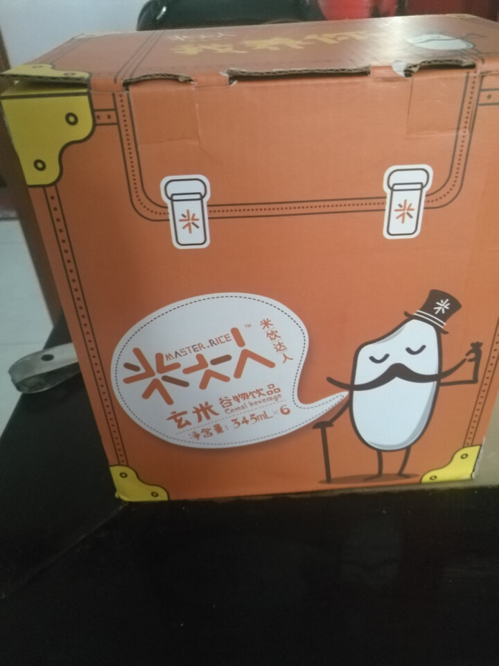 米大人 米露大米谷物饮料6瓶礼盒装 （345 ml*6瓶） 玄米（糙米）味怎么样，好用吗，口碑，心得，评价，试用报告,第2张