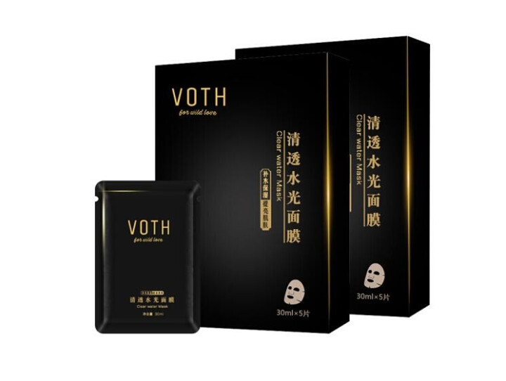 VOTH 水光保湿亮肤补水面膜 保湿透亮 高效锁水 男女通用 30ml 1片怎么样，好用吗，口碑，心得，评价，试用报告,第2张