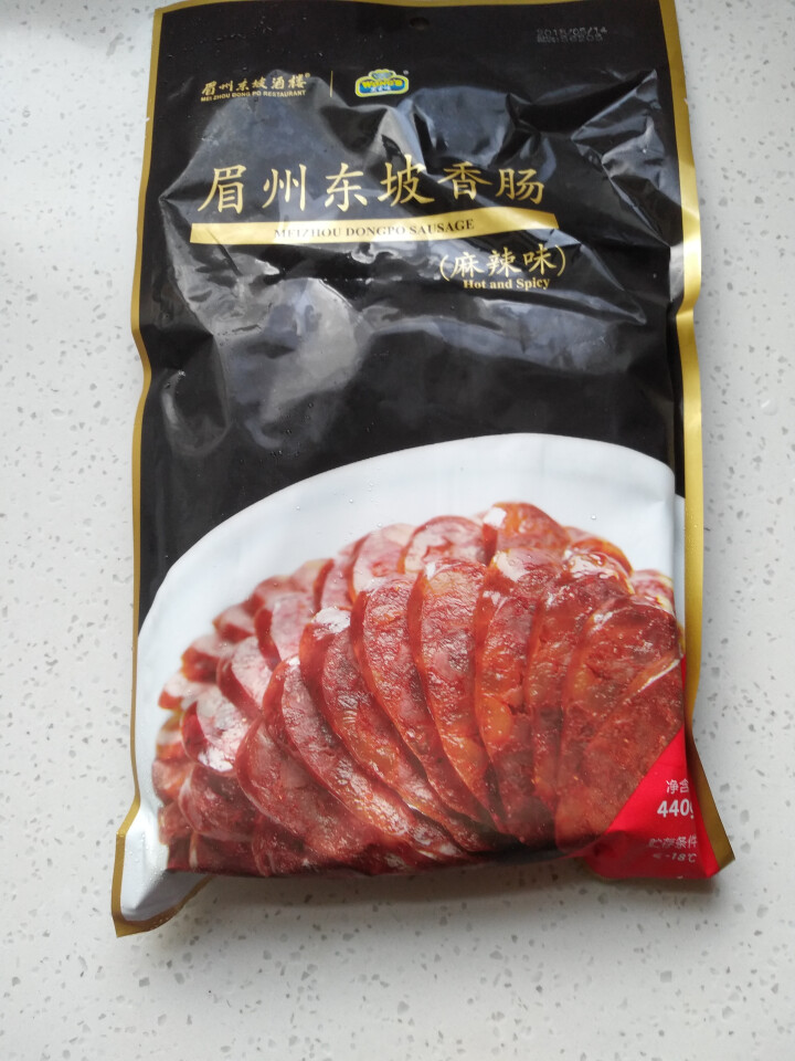 王家渡 眉州东坡香肠 麻辣味  440g/袋 眉州东坡酒楼同款 川味腊肠 方便速食 食用百搭怎么样，好用吗，口碑，心得，评价，试用报告,第2张