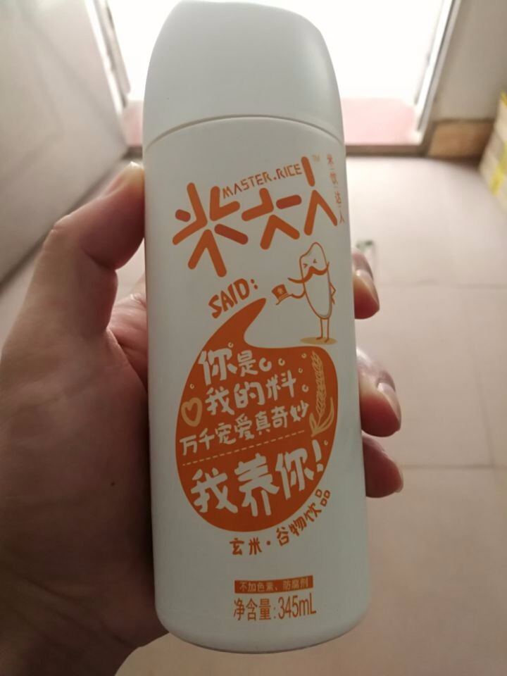 米大人 米露大米谷物饮料6瓶礼盒装 （345 ml*6瓶） 玄米（糙米）味怎么样，好用吗，口碑，心得，评价，试用报告,第3张