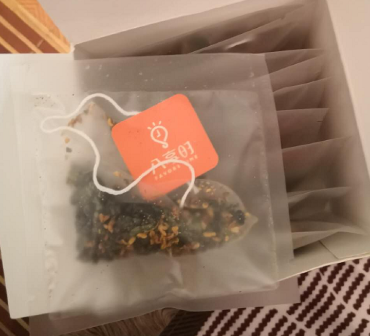 【京东自有品牌】八享时桂花乌龙茶10袋（2g*10）透明三角茶包 时尚铁观音怎么样，好用吗，口碑，心得，评价，试用报告,第4张