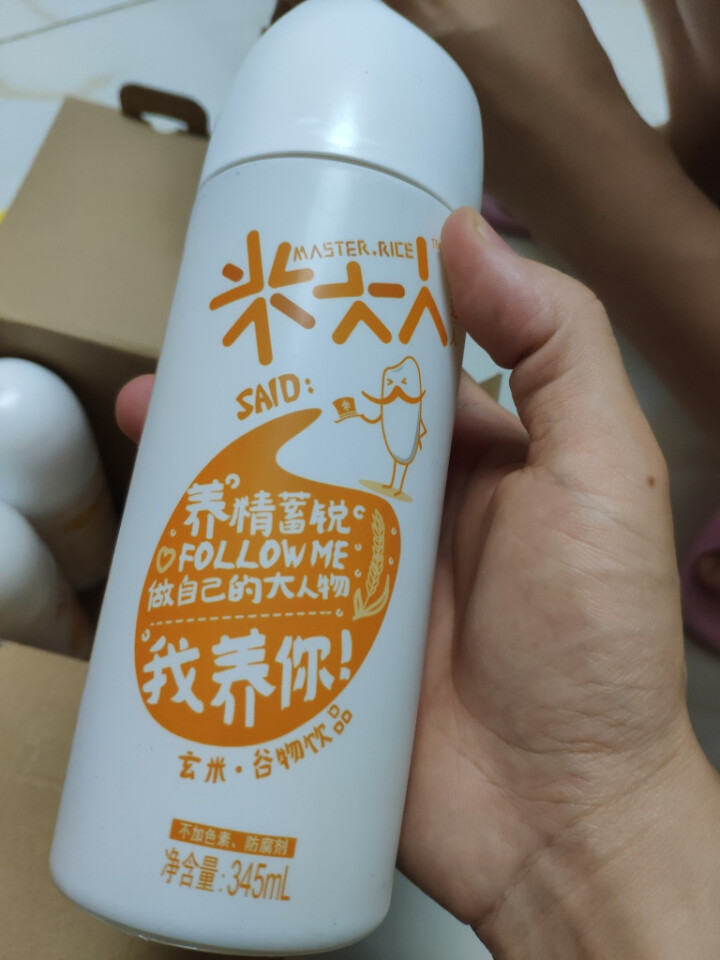 米大人 米露大米谷物饮料6瓶礼盒装 （345 ml*6瓶） 玄米（糙米）味怎么样，好用吗，口碑，心得，评价，试用报告,第4张