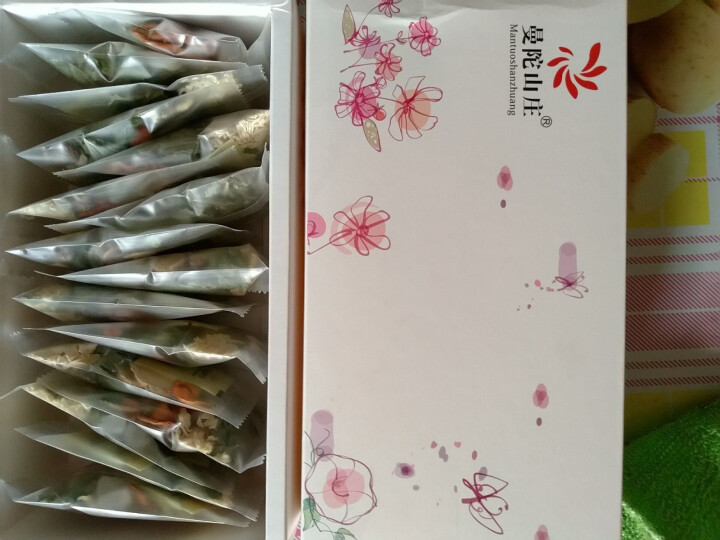 曼陀山庄 养生花茶 胖大海菊花茶 白菊花茶 甘草 百合花茶 金银花茶 薄荷清凉茶 组合花草茶怎么样，好用吗，口碑，心得，评价，试用报告,第3张