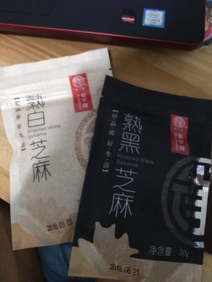 崔字牌熟黑白芝麻无添加无染色无草籽我沙子开袋即食2*50g装怎么样，好用吗，口碑，心得，评价，试用报告,第2张