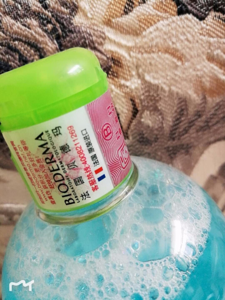 法国贝德玛（Bioderma）净妍控油洁肤液500ml（卸妆水 深层清洁 绿水 控油补水 改善毛孔痘痘 原装进口）怎么样，好用吗，口碑，心得，评价，试用报告,第4张