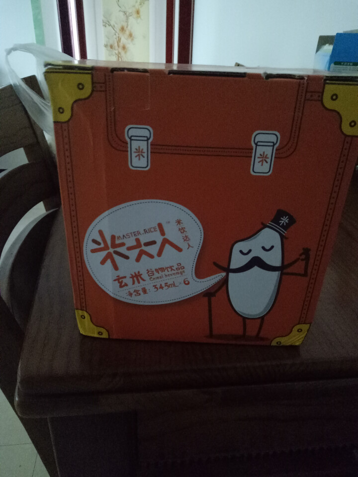 米大人 米露大米谷物饮料6瓶礼盒装 （345 ml*6瓶） 玄米（糙米）味怎么样，好用吗，口碑，心得，评价，试用报告,第2张