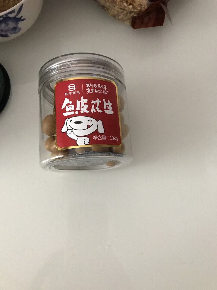 【京东JOY联名款】如水 坚果炒货 香脆可口休闲零食小吃 鱼皮花生138g/桶怎么样，好用吗，口碑，心得，评价，试用报告,第3张