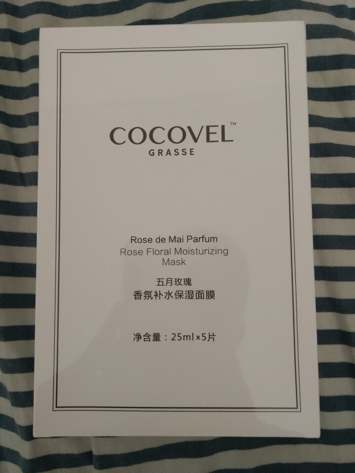 cocovel五月玫瑰补水面膜保湿收缩毛孔水润控油清爽 五片装怎么样，好用吗，口碑，心得，评价，试用报告,第2张