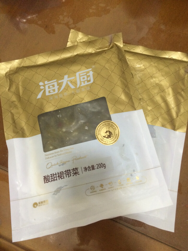 海大厨 大连特产酸甜裙带菜200g/袋X3 海木耳 海带丝 海产干货 煲汤凉拌 开袋即食怎么样，好用吗，口碑，心得，评价，试用报告,第2张