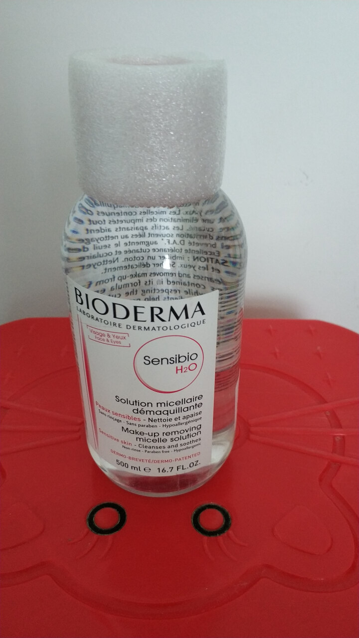 法国贝德玛（Bioderma）舒妍多效洁肤液500ml （卸妆水 深层清洁 粉水 舒缓保湿 敏感肌 眼唇 原装进口）怎么样，好用吗，口碑，心得，评价，试用报告,第4张