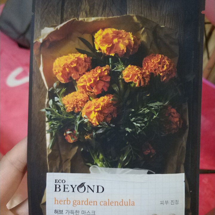 贝妍德 BEYOND 香草乐园金盏花面贴膜22ml*10片 舒缓肌肤 充盈补水 韩国进口怎么样，好用吗，口碑，心得，评价，试用报告,第2张