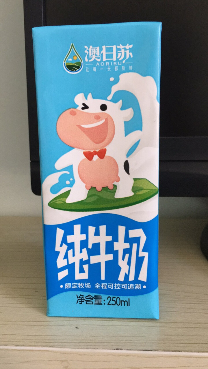 澳日苏 牧场精品纯牛奶   250ml*12盒 礼盒装怎么样，好用吗，口碑，心得，评价，试用报告,第3张