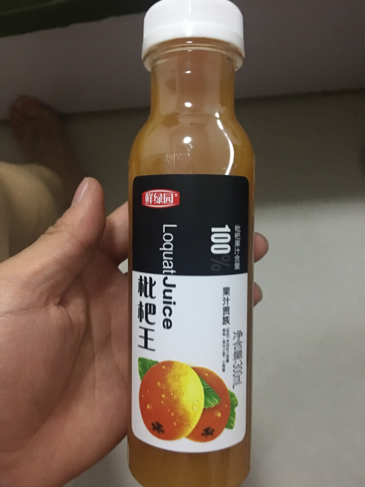 鲜绿园 枇杷汁100%枇杷王枇杷原浆果汁饮料大瓶饮料300ml 单瓶装试饮活动怎么样，好用吗，口碑，心得，评价，试用报告,第2张