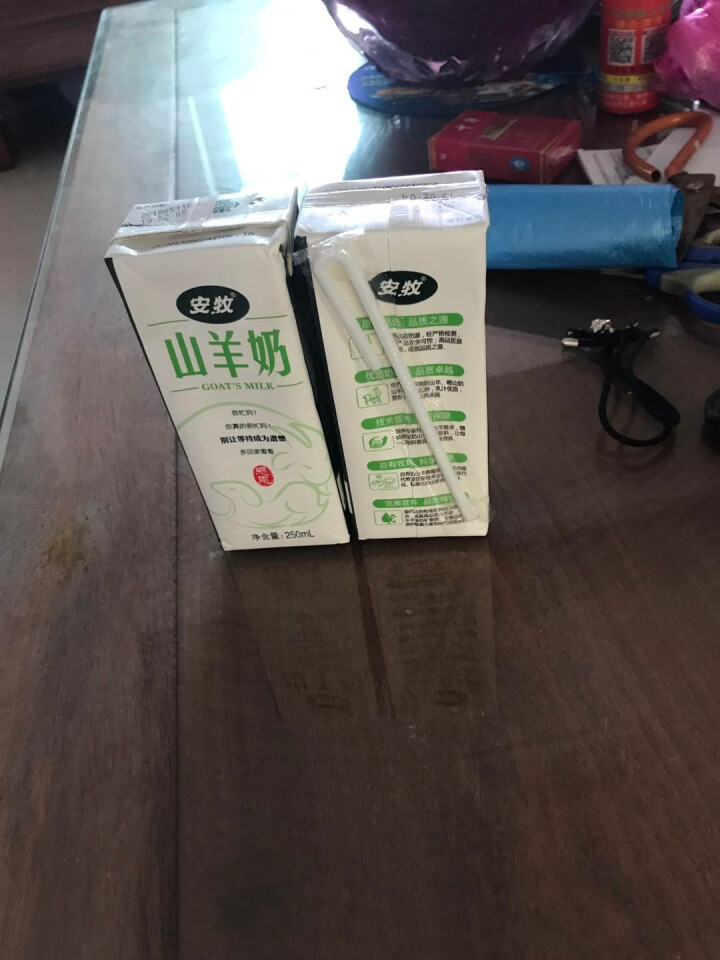 安牧羊奶新鲜液态专业脱膻山羊奶250ml/盒适合孕妇儿童老年人饮用高营养蛋白山羊奶月卡季卡试喝装 2盒试喝装怎么样，好用吗，口碑，心得，评价，试用报告,第2张