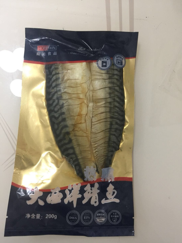 荷裕食品 荷裕 热熏大西洋鲭鱼 200g/袋 自营海鲜水产怎么样，好用吗，口碑，心得，评价，试用报告,第2张