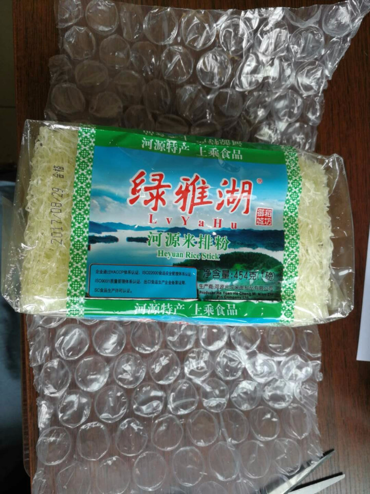 【河源馆】绿雅湖 米粉米线 河源特产炒米粉 原味454g怎么样，好用吗，口碑，心得，评价，试用报告,第2张