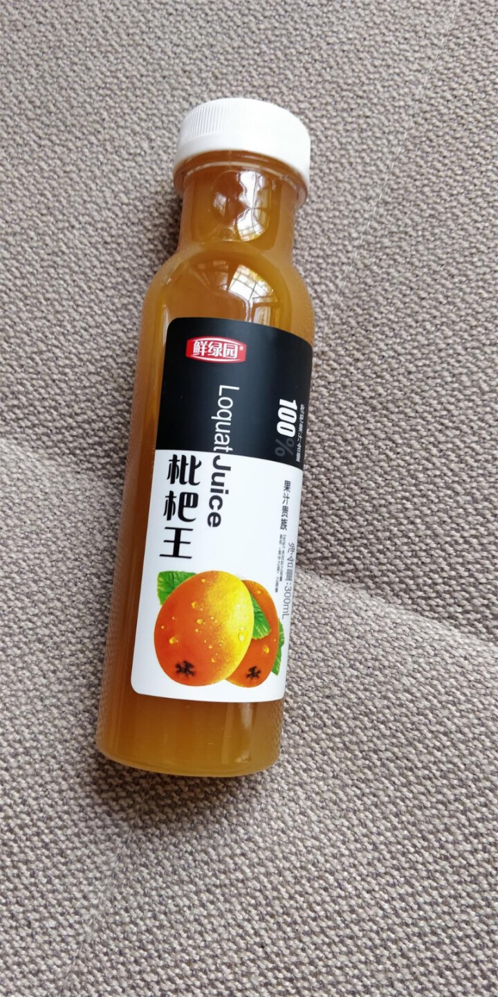 鲜绿园 枇杷汁100%枇杷王枇杷原浆果汁饮料大瓶饮料300ml 单瓶装试饮活动怎么样，好用吗，口碑，心得，评价，试用报告,第4张