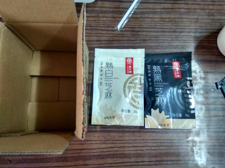 崔字牌熟黑白芝麻无添加无染色无草籽我沙子开袋即食2*50g装怎么样，好用吗，口碑，心得，评价，试用报告,第3张