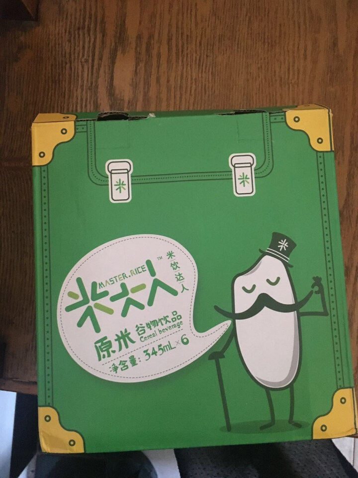 米大人 米露大米谷物饮料6瓶礼盒装  （345 ml*6罐） 原米味 默认1怎么样，好用吗，口碑，心得，评价，试用报告,第5张