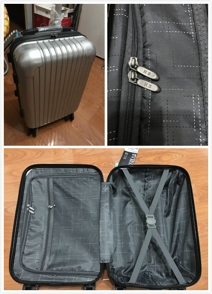 黑沙 拉杆箱 行李箱 拉链tsa海关密码锁登机箱学生硬箱时尚男女万向轮