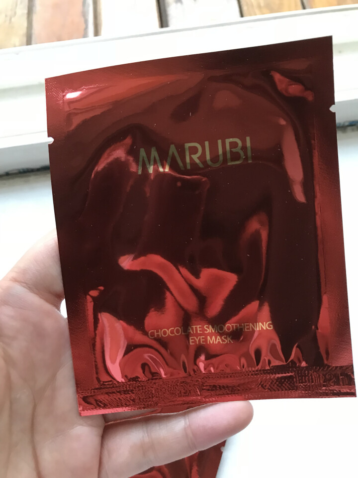 丸美（MARUBI）巧克力丝滑眼贴膜（4对1盒）怎么样，好用吗，口碑，心得，评价，试用报告,第4张