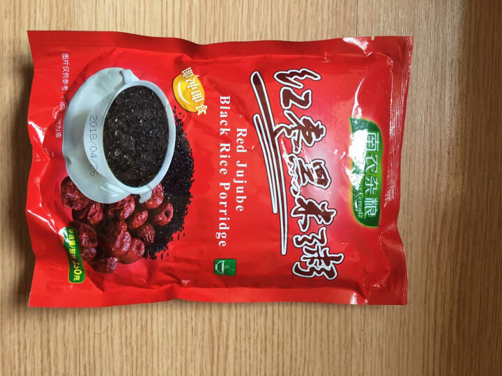 南农（nannong） 南农 红枣黑米粥方便速食五谷杂粮代餐食品营养粥 红枣黑米粥350g怎么样，好用吗，口碑，心得，评价，试用报告,第2张