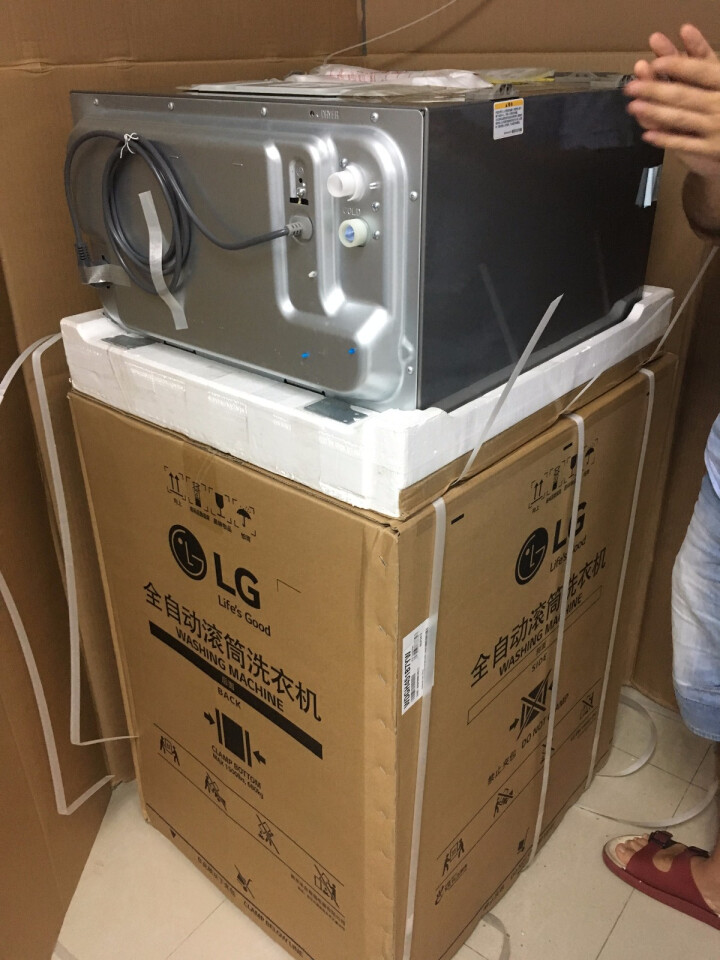 LG  13.2KG大容量蒸汽除菌速净喷淋智能全自动直驱变频波轮滚筒二合一洗衣机WDGH451B7YW怎么样，好用吗，口碑，心得，评价，试用报告,第3张