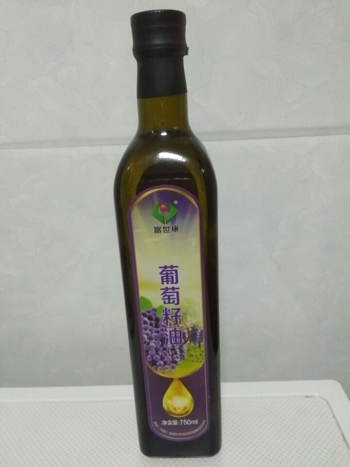 山东富世康葡萄籽油食用油 规格自选 调味油护肤基础油 低温制取 天然植物油 750ml怎么样，好用吗，口碑，心得，评价，试用报告,第5张