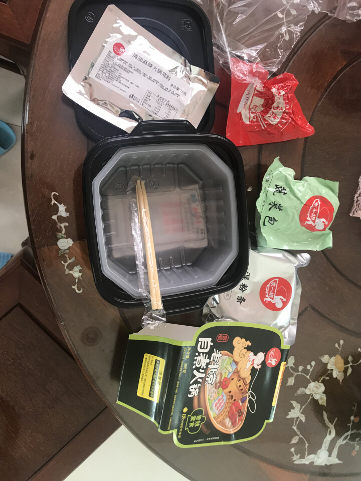 京一根自热火锅自助香辣素食素菜懒人自煮自助自嗨方便小火锅速食零食可不辣365g 香辣 1盒怎么样，好用吗，口碑，心得，评价，试用报告,第3张