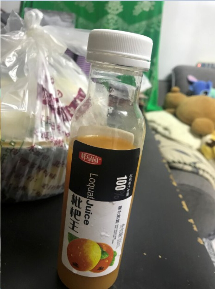 鲜绿园 枇杷汁100%枇杷王枇杷原浆果汁饮料大瓶饮料300ml 单瓶装试饮活动怎么样，好用吗，口碑，心得，评价，试用报告,第4张