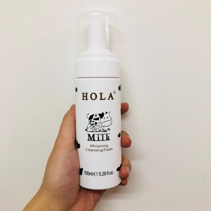 赫拉（HOLA）牛奶雪肤焕白洁面慕斯泡沫 洁面乳 洗面奶 150ml （清洁保湿 平衡水油）怎么样，好用吗，口碑，心得，评价，试用报告,第4张