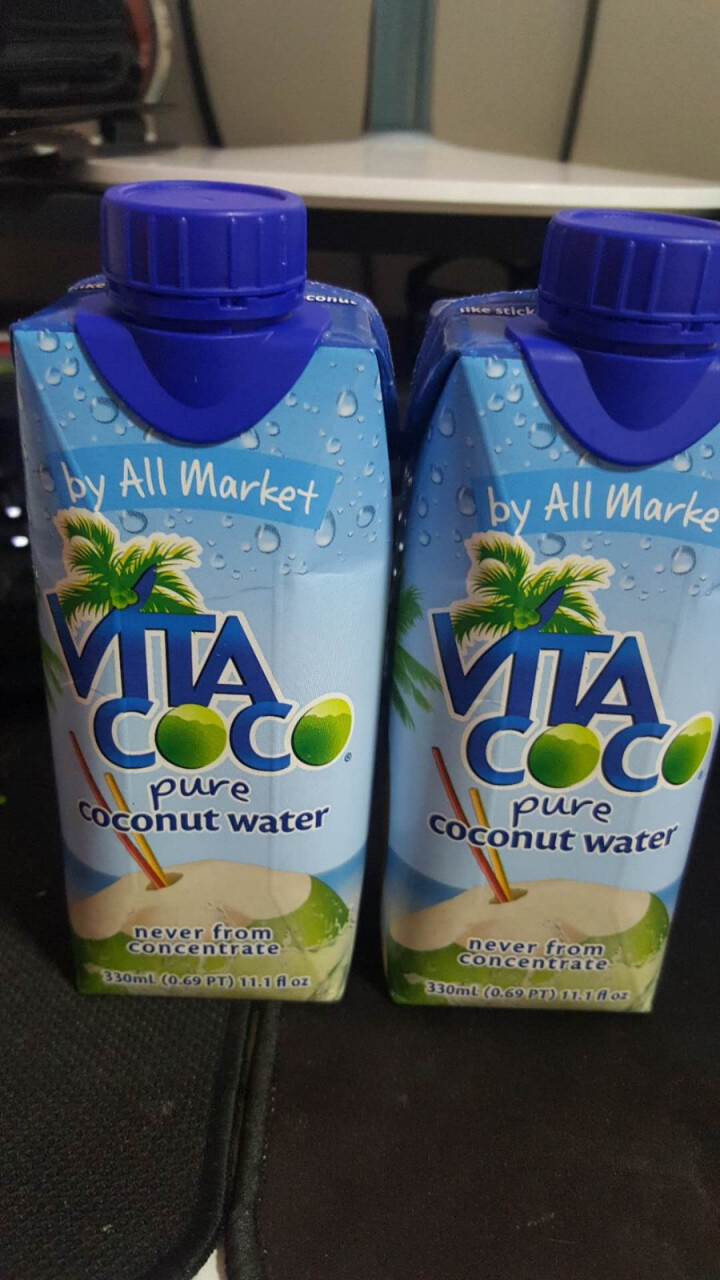 vita coco唯他可可椰子水NFC果汁进口饮品330ml 原味两瓶装怎么样，好用吗，口碑，心得，评价，试用报告,第3张