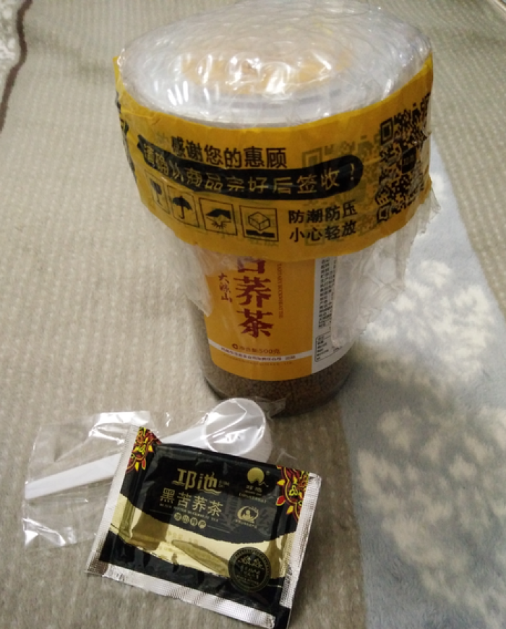 邛池 苦荞茶 荞麦茶 500g原味麦香 四川大凉山苦荞怎么样，好用吗，口碑，心得，评价，试用报告,第2张