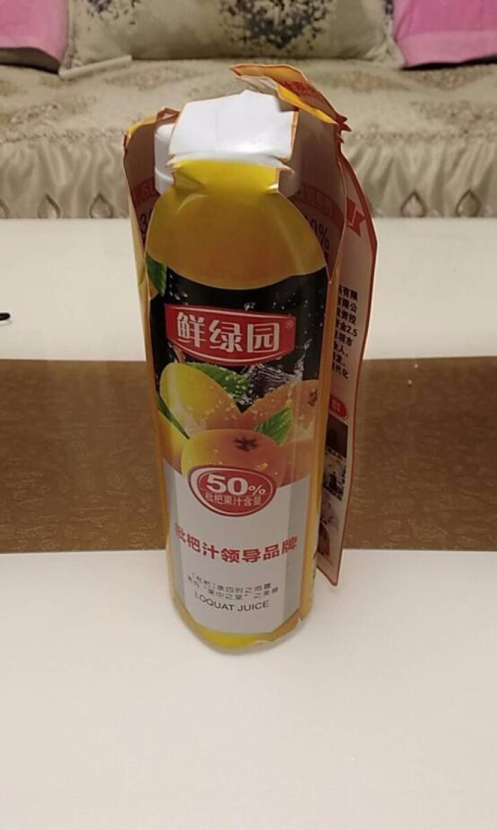 鲜绿园 枇杷汁100%枇杷王枇杷原浆果汁饮料大瓶饮料300ml 单瓶装试饮活动怎么样，好用吗，口碑，心得，评价，试用报告,第3张