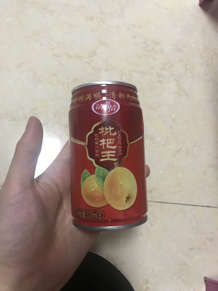 清润情 【绿色食品认证】 酸甜枇杷果汁儿童健康饮料 310ML*1罐试饮装100%原浆果汁冰镇更爽口 310ML*1罐试饮装怎么样，好用吗，口碑，心得，评价，试,第2张