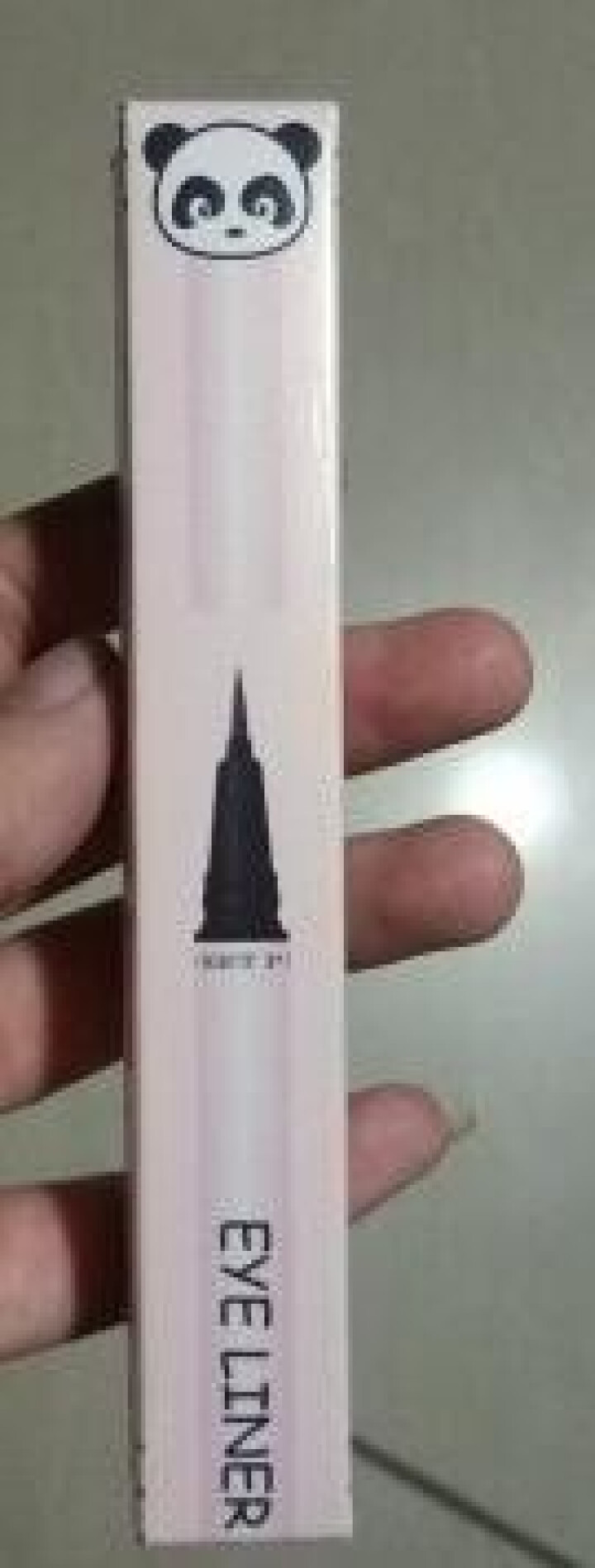 粉色安琪呆萌熊猫眼线笔1.0ml（防水不晕染 防汗 不脱色 持久 内眼线 硬头铅笔 初学者 正品 ） 黑色怎么样，好用吗，口碑，心得，评价，试用报告,第3张