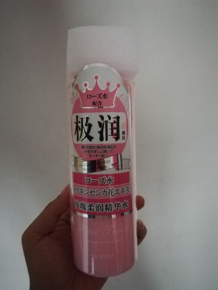 alovivi 玫瑰柔润精华水500ml（大粉水 爽肤水 滋润保湿水 嫩肤）怎么样，好用吗，口碑，心得，评价，试用报告,第2张